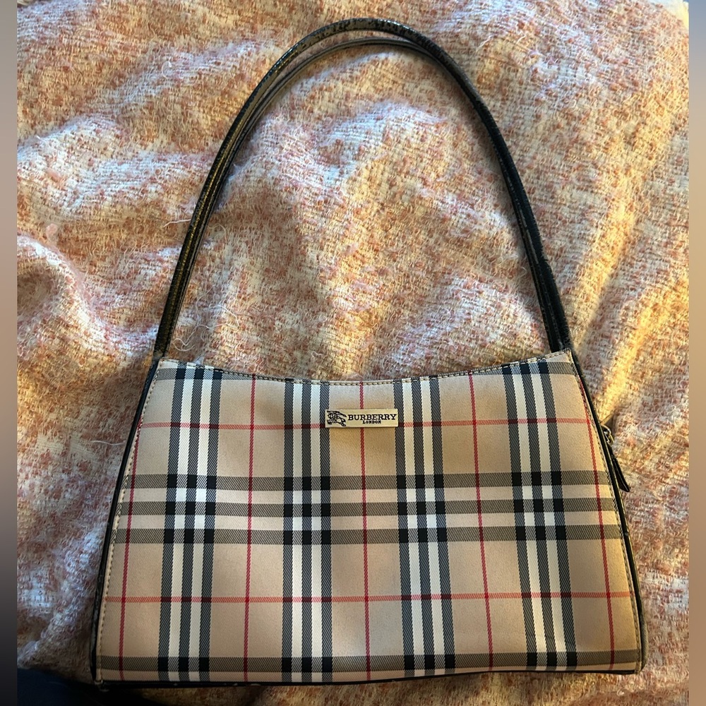 Burberry shoulder small bag canvas